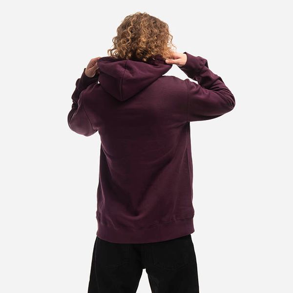 Wood Wood Wood Wood Lan AA Hoodie 10235600-2424 BURGUNDY