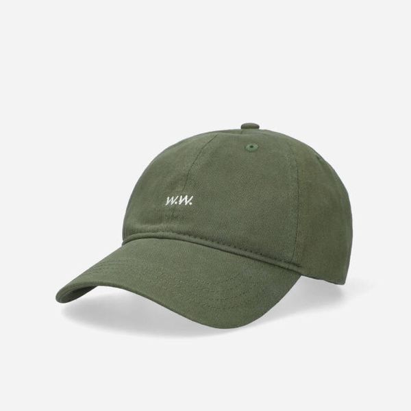 Wood Wood Wood Wood Low Profile Cap 12110804-7083 DUSTY GREEN
