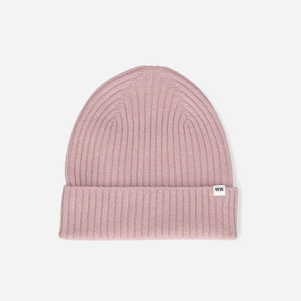 Wood Wood Wood Wood Luca Lambswool Beanie 12230812-9052 DUSTY PINK