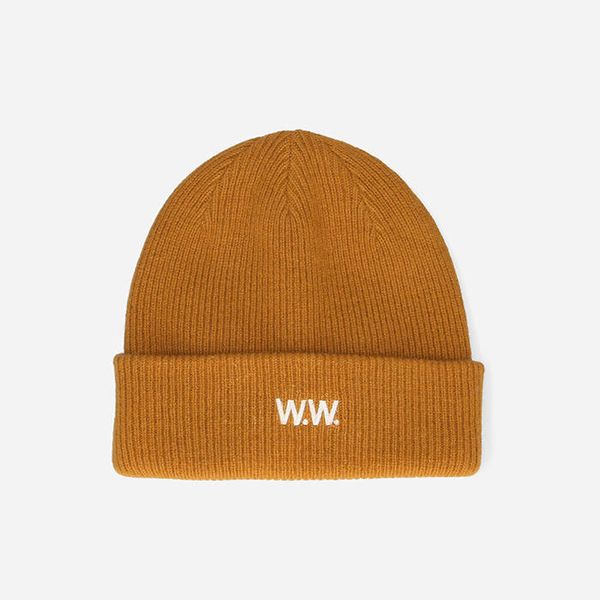 Wood Wood Wood Wood Mande Ribbed Beanie 12230811-9969 CAMEL