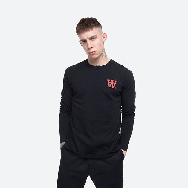 Wood Wood Wood Wood Mel Longsleeve 10045409-2323 BLACK