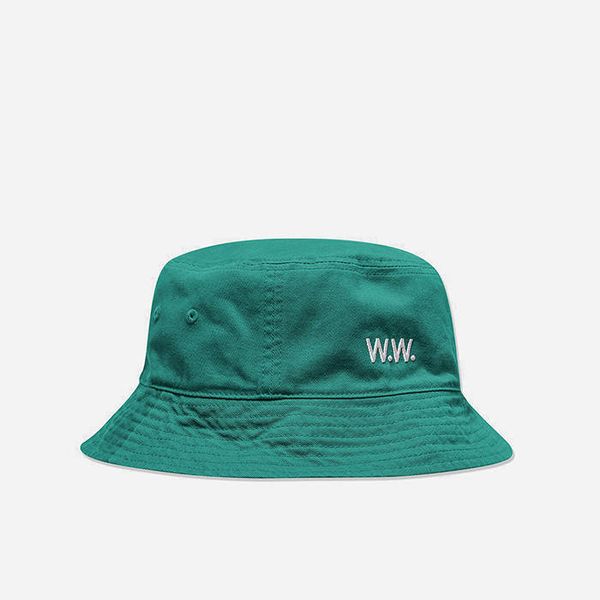 Wood Wood Wood Wood Ossian Twill Bucket Hat 12130801-7083 EMERALD GREEN
