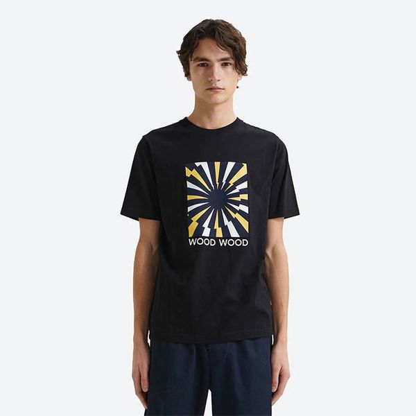 Wood Wood Wood Wood Sami Lightening T-shirt 12135713-2491 BLACK