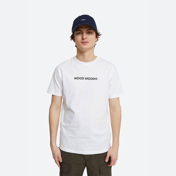 Wood Wood Wood Wood Sami Logo T-Shirt 12115715-2491 BRIGHT WHITE