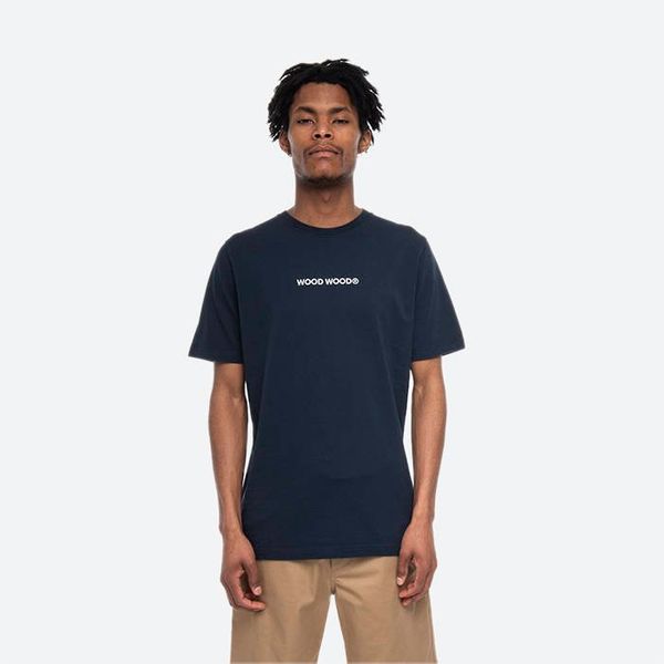 Wood Wood Wood Wood Sami Logo T-Shirt 12115715-2491 NAVY