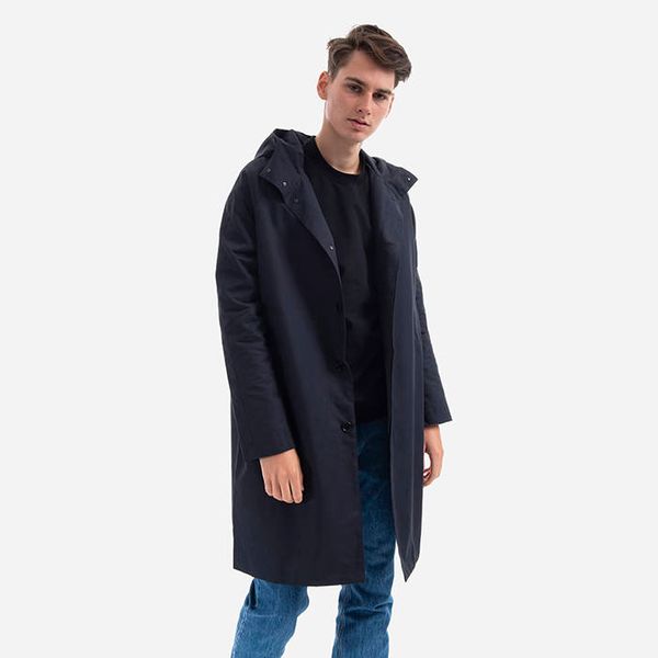 Wood Wood Wood Wood Tobias Twill Parka Coat 12135900-5269 NAVY