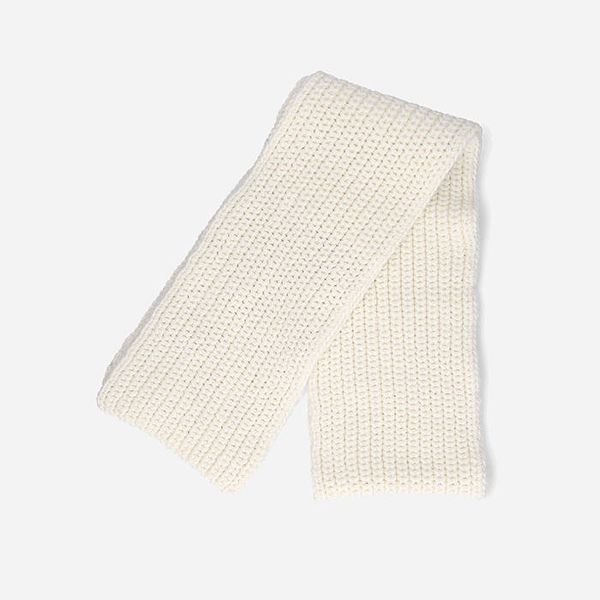 Wood Wood Wood Wood Trina Knit Scarf 12239100-4038 OFF WHITE