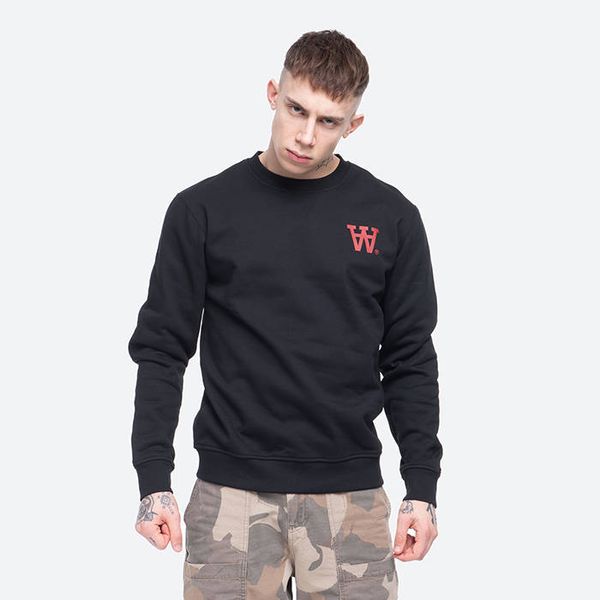 Wood Wood Wood Wood Tye Sweatshirt 10045606-2424 BLACK