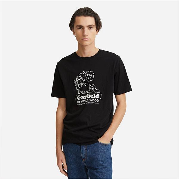 Wood Wood Wood Wood x Garfield Ace T-shirt Chill 30045702-2222 BLACK