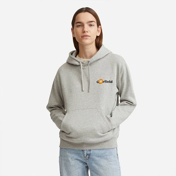 Wood Wood Wood Wood x Garfield Jenn Hoodie Double Trouble 30042401-2424 GREY MELANGE