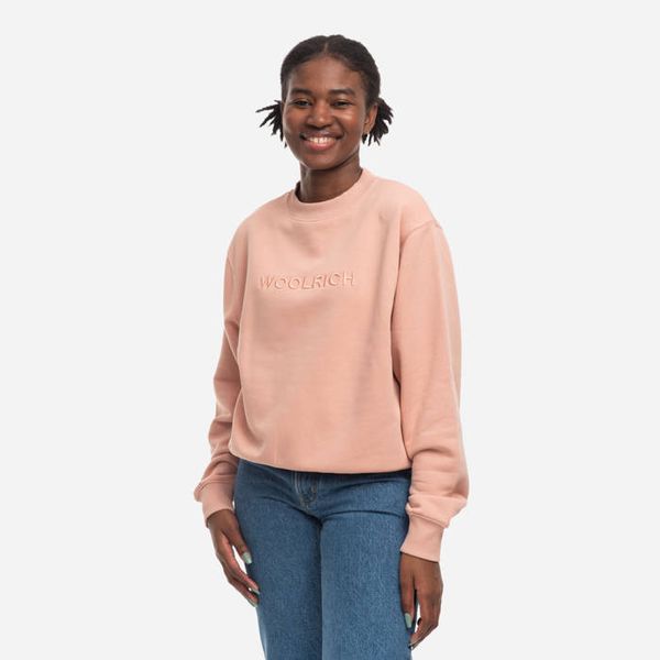 Woolrich Woolrich Female Logo Fleece Hoodie CFWWSW0088FRUT3164 4018