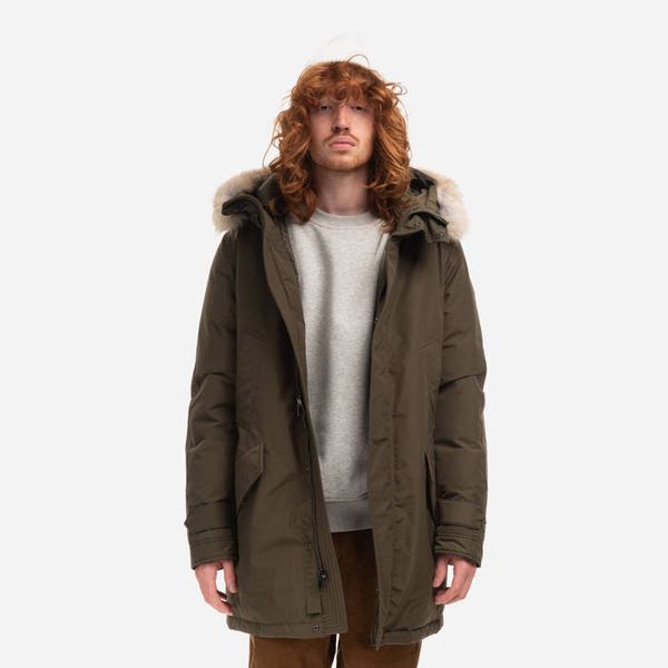 Woolrich Woolrich Polar High Collar Fur Parka CFWOOU0486MRUT0001 DAG