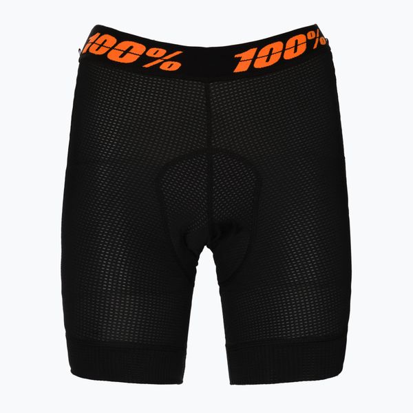 100% Дамски боксерки за колоездене с подплънки 100% Crux Liner черни STO-49902-001-10