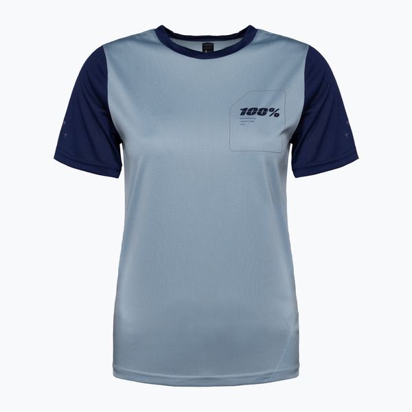 100% Детско колоездачно трико 100% Ridecamp Youth Jersey SS blue STO-46401-249-04