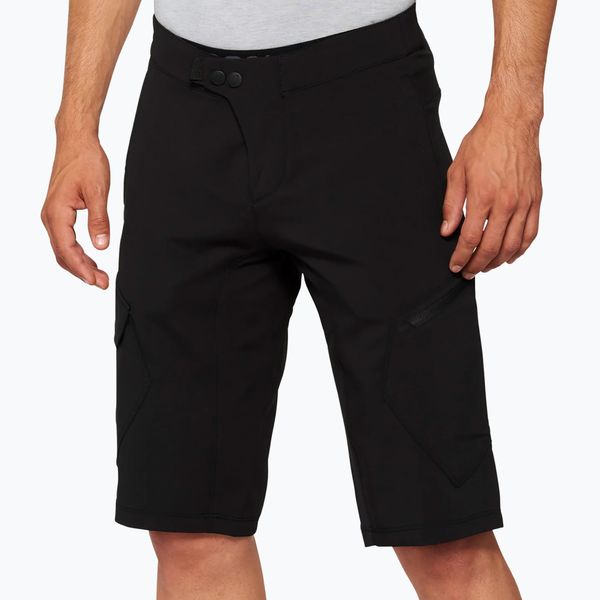 100% Мъжки шорти за колоездене 100% Ridecamp Shorts W/ Liner black 40030-00002