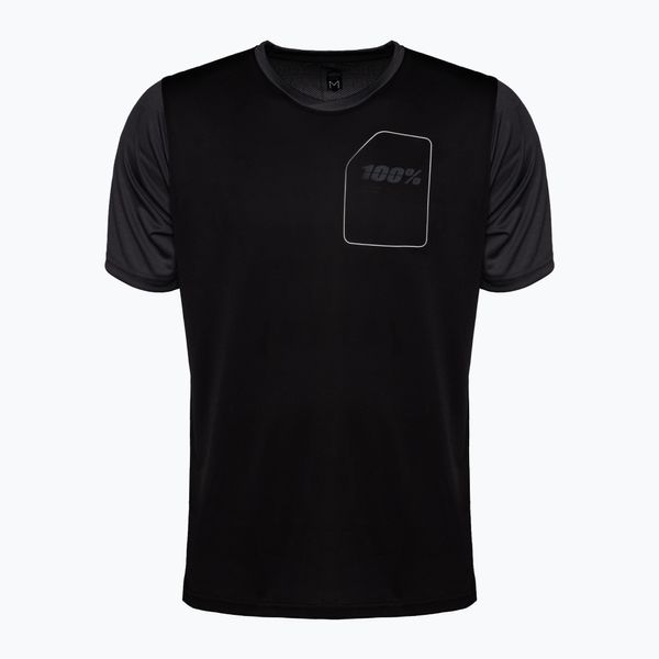 100% Мъжко колоездачно трико 100% Ridecamp Jersey SS black STO-41401-052-10