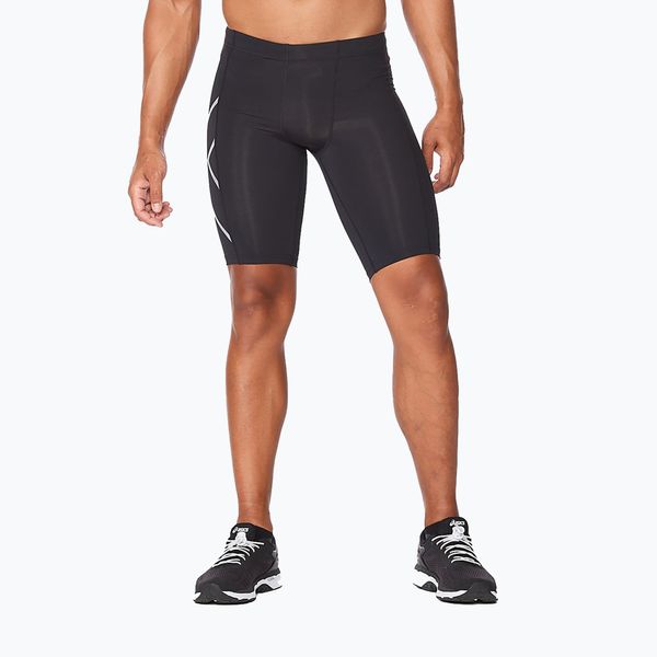 2XU Мъжки шорти за тренировка 2XU Core Compression black/silver MA3851B