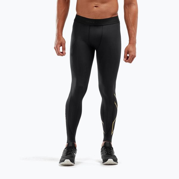 2XU Мъжки тренировъчен клин 2XU Force Compression черен и златист MA5365B