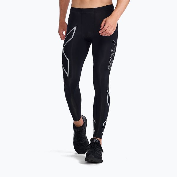 2XU Мъжки тренировъчни гамаши 2XU Core Compression black/silver MA3849B