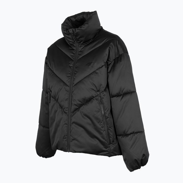 4F Дамско пухено яке 4F черно H4Z22-KUDP019