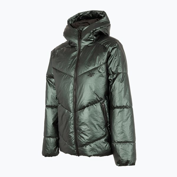4F Дамско пухено яке 4F зелено H4Z22-KUDP010