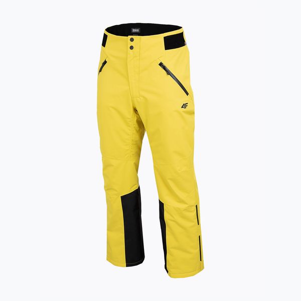 4F Мъжки ски панталони 4F жълт H4Z22-SPMN006