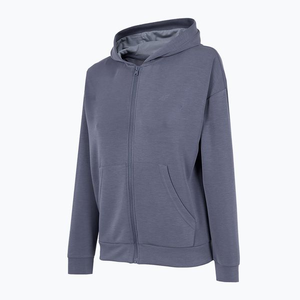 4F Женски суитшърт за йога 4F син H4Z22-BLD041