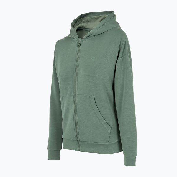 4F Женски суитшърт за йога 4F зелен H4Z22-BLD041