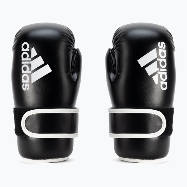 adidas Adidas Point Fight Боксови ръкавици Adikbpf100 черно и бяло ADIKBPF100