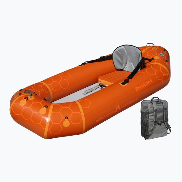 Advanced Elements Advanced Elements Packlite+ PackRaft оранжев понтон за 1 човек AE3037