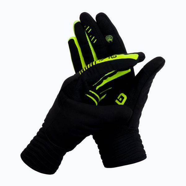 Alé Мъжки ръкавици за колоездене Alé Windprotection black L21047540