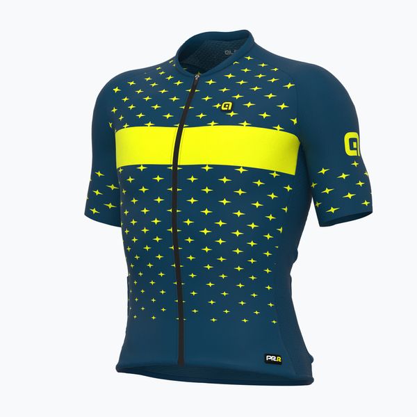 Alé Мъжко колоездачно трико Alé Stars синьо и жълто L21091462