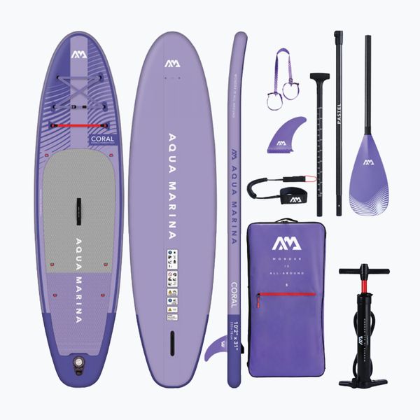 Aqua Marina Aqua Marina Coral 10'2" лилава SUP дъска BT-23COPN