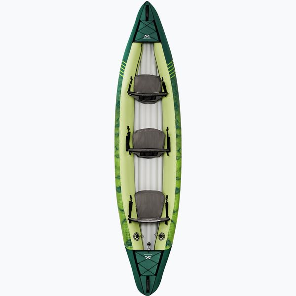 Aqua Marina Aqua Marina Recreational Canoe green Ripple-370 Надуваем каяк за 3 човека 12'2
