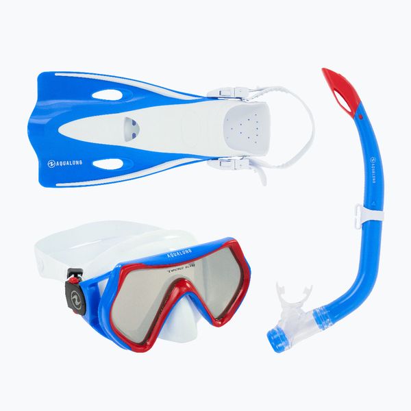 Aqualung Детски комплект за гмуркане с шнорхел Aqualung Hero Set white and blue SV1160940