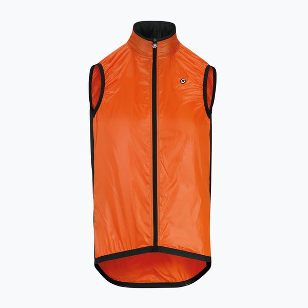 ASSOS Мъжка колоездачна жилетка ASSOS Mille GT Wind Orange 13.34.338.49
