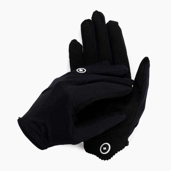 ASSOS Мъжки ръкавици за колоездене ASSOS RS Aero FF черни P13.50.528.18