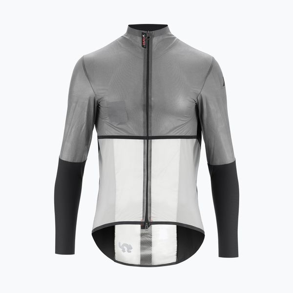 ASSOS Мъжко яке за колоездене ASSOS Equipe RS Alleycat Clima Capsule Targa черно/сиво 11.32.386.10.M