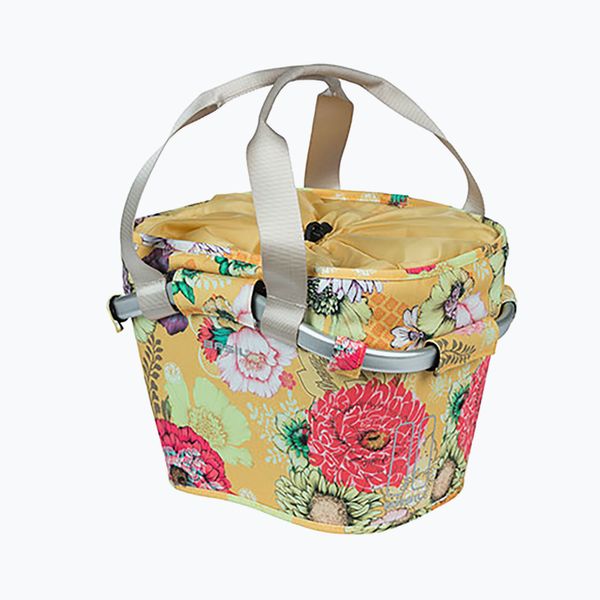 Basil Basil Bloom Field Carry All Basket чанта за кормило на велосипед жълта B-11290