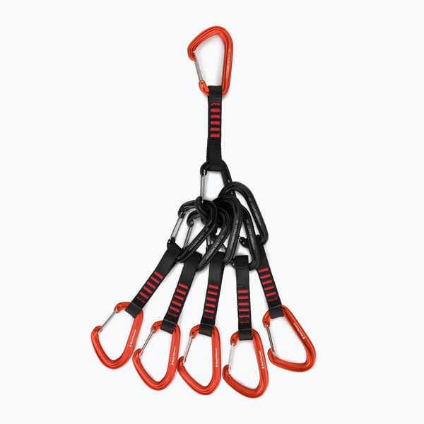 Black Diamond Black Diamond Hotwire Quickpack комплект за експресно катерене 6 бр. червен BD3811218001ALL1