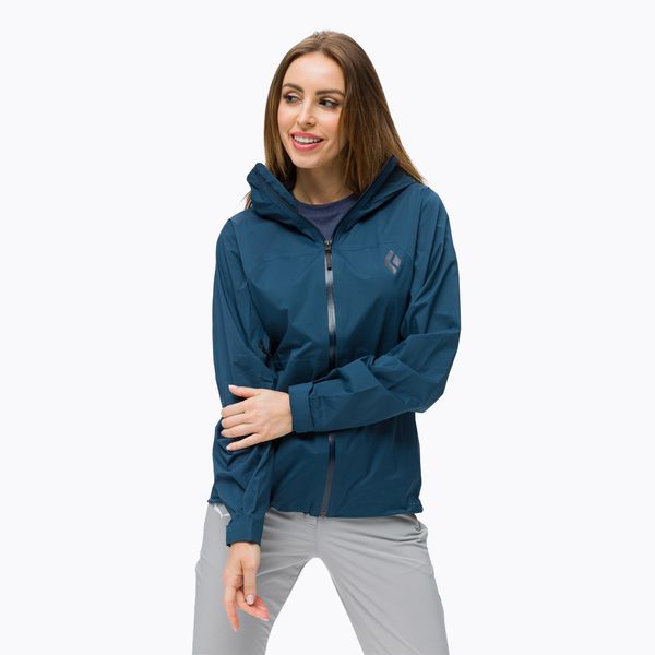 Black Diamond Дамско дъждобранно яке Black Diamond Stormline Stretch Membrane Navy Blue APM6974014XSM1