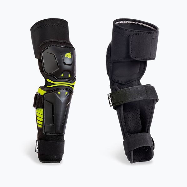 Bluegrass Детски протектори за колене Bluegrass Big Horn черно-зелени 3PP003S020