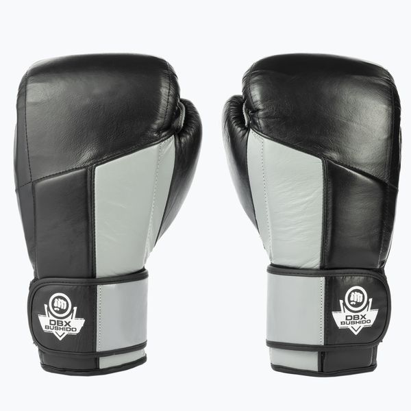 Bushido Боксови ръкавици Bushido Muay Thai от естествена кожа, черни ARB-431sz-14oz