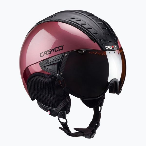 CASCO Ски каска CASCO SP-2 Carbonic Visor pink 07.3736