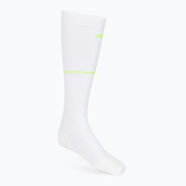 CEP CEP Heartbeat мъжки чорапи за бягане с компресия, бели WP30PC2