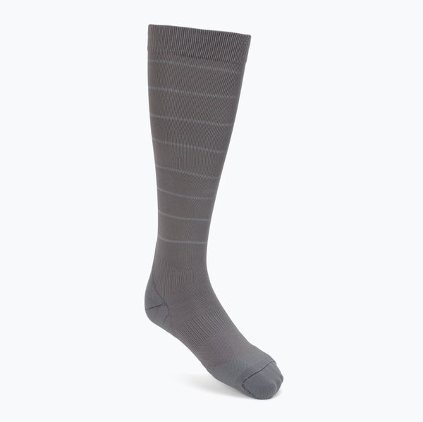 CEP CEP Reflective сиви мъжки компресиращи чорапи за бягане WP502Z2000