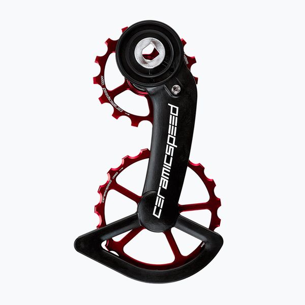 CeramicSpeed CeramicSpeed OSPW Карета за дерайльор SRAM Red/Force AXS черна/червена 107379
