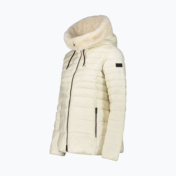 CMP Дамско пухено яке CMP Fix Hood beige 32K3076F
