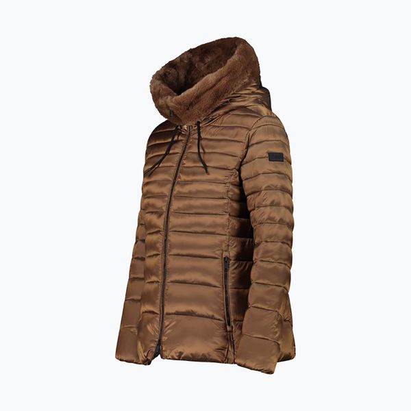 CMP Дамско пухено яке CMP Fix Hood brown 32K3076F