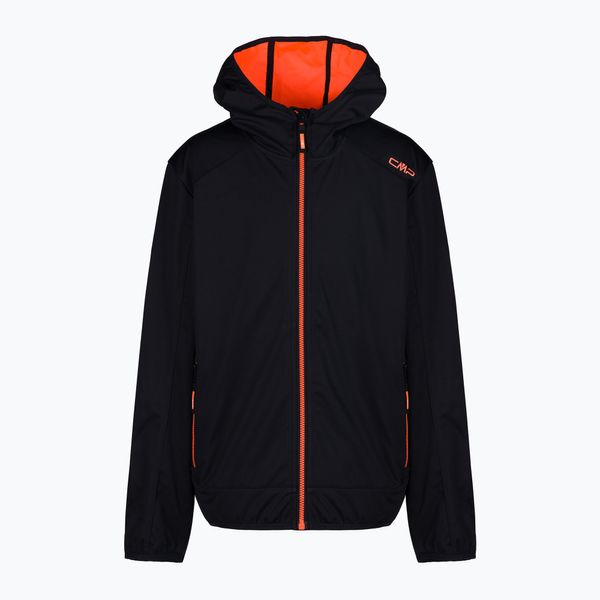 CMP Детско софтшел яке CMP черно-оранжево 39A5134